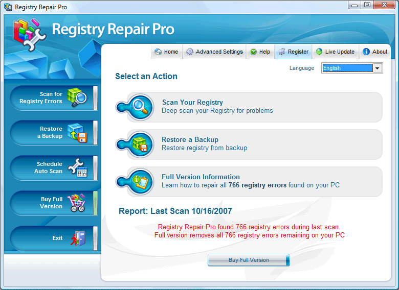 Program Registry Windows 7