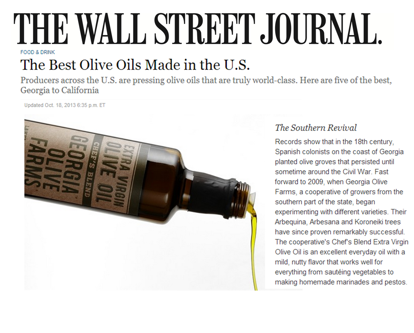 Tim Forrest Consulting Tim Forrest client in Wall Street Journal