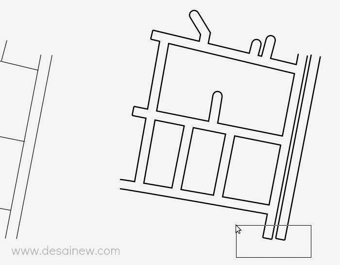 desain vektor denah jalan selected nodes