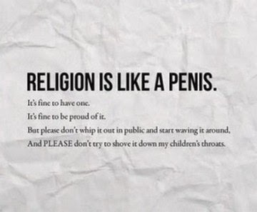 Religião é Como Um Pênis