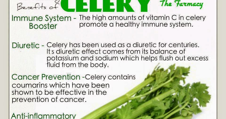Health & nutrition tips Benefits of celery