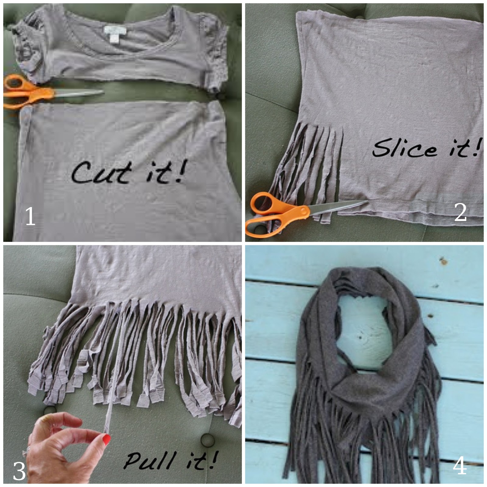 Viva Diva Boutique Tuesday HowTo {Make a Fringe Scarf}