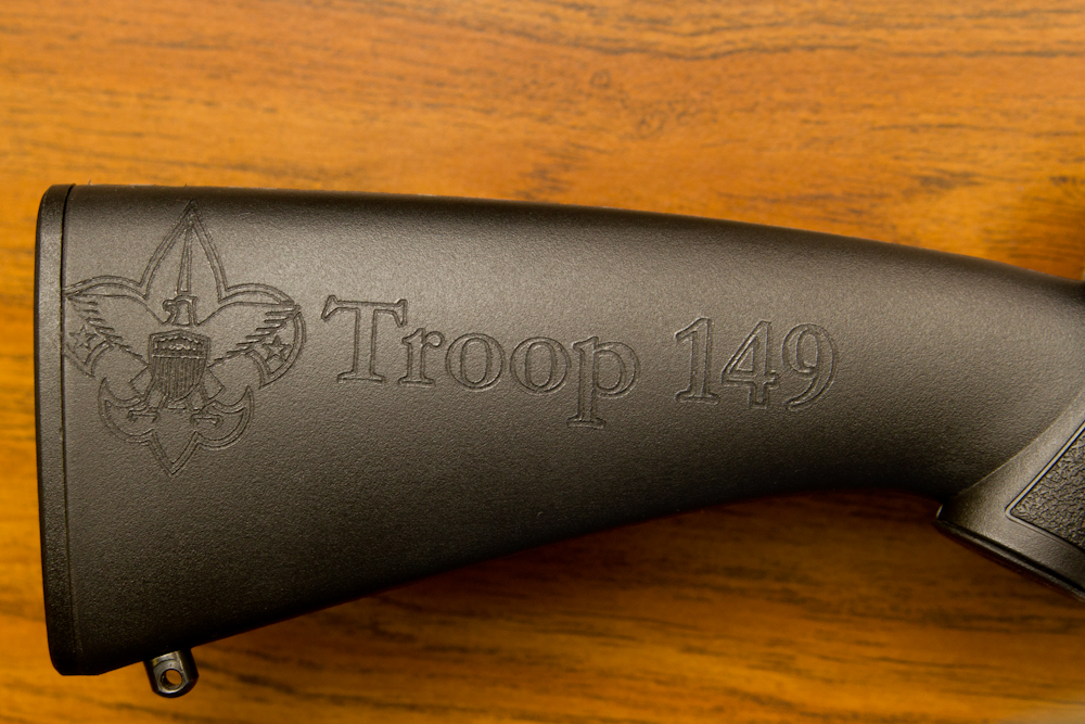 ProxieWorx Engraved synthetic gun stocks.