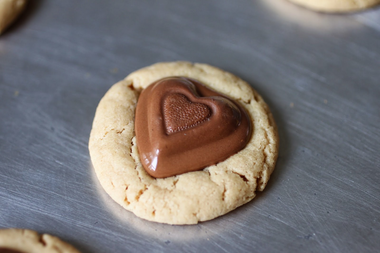 Baked Perfection Peanut Butter Heart Cookies