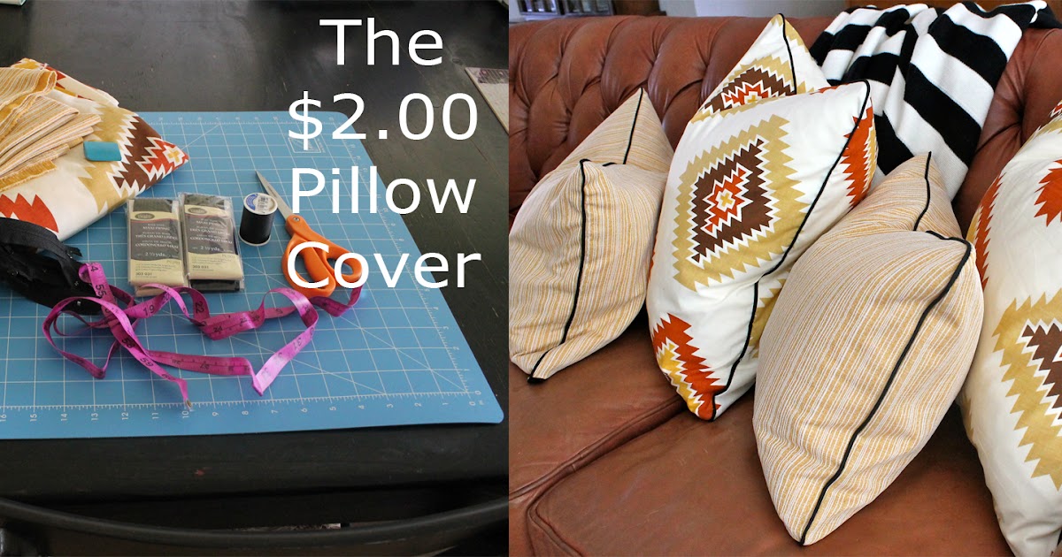 DiligentDesigner The 2.00 Pillow Cover....with Piping and Invisible