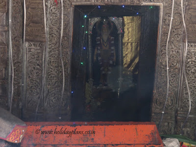 Prashar saga idol inside temple Prashar saga idol inside temple