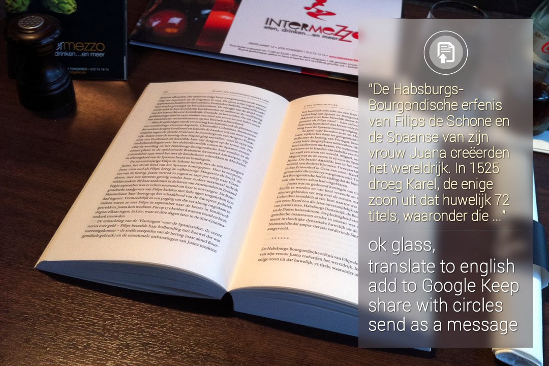 imagine life with google glass optical character recognition ocr