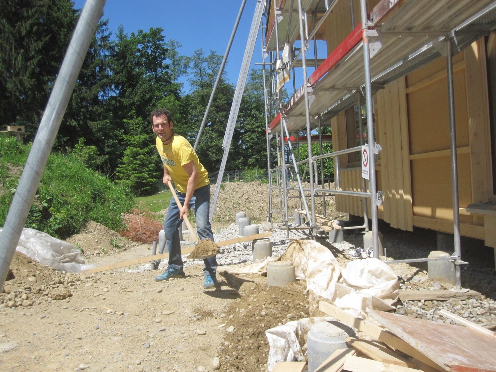 Holzhaus - wir bauen ein Haus aus Holz: Küche und Türen
