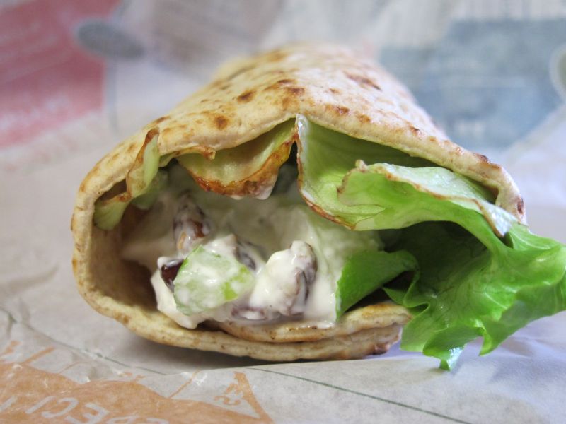 The chicken salad was fresh