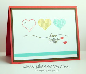 Occasions Catalog Hello Life Valentine Card #stampinup www.juliedavison.com