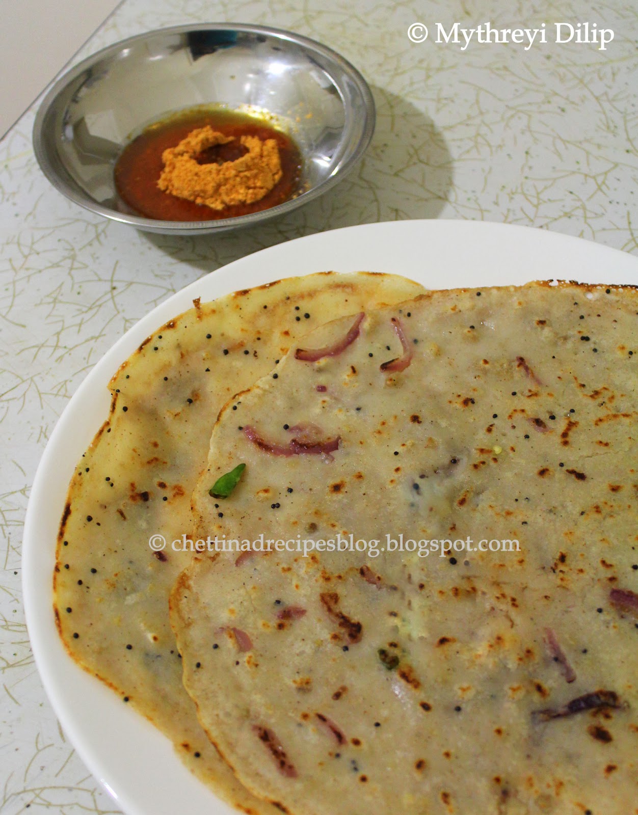 Maida Dosai / All purpose flour or White flour Dosa Chettinad Recipes