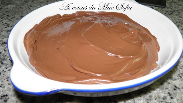 Mousse de chocolate saudável / Healthy chocolate mousse