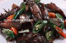 resep masakan indonesia seafood cumi hitam spesial praktis, mudah, enak, lezat, pedas