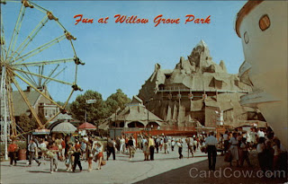willow grove park pa fun phila chronicles lark pennsylvania when postcard visit old cow courtesy later card years vintage
