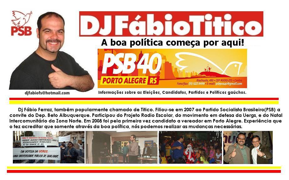 BLOG POLITICO DO DJ FABIO TITICO