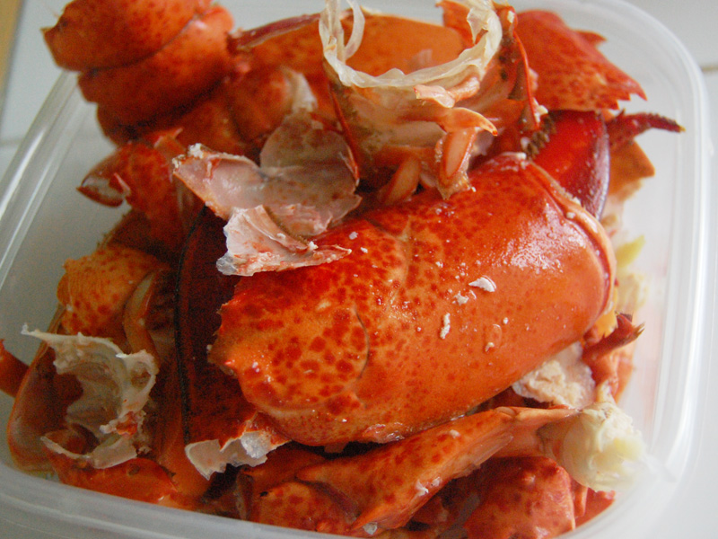 Benito's Wine Reviews Shrimp and Grits Cooked in Lobster Stock