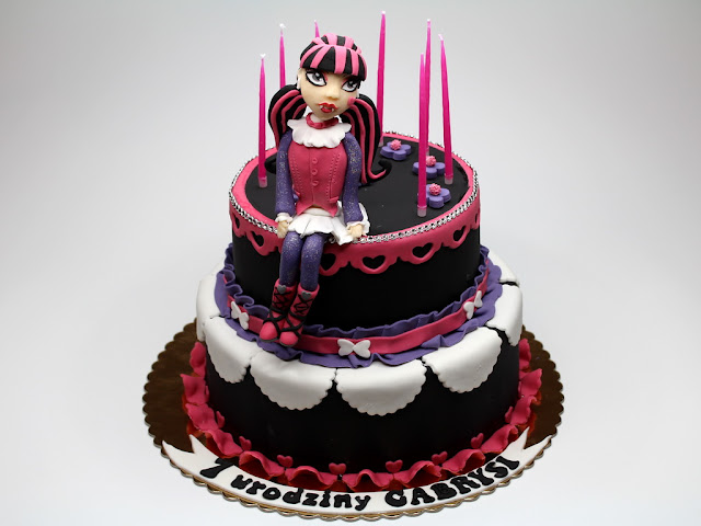 Draculaura Monster High Birthday Cake
