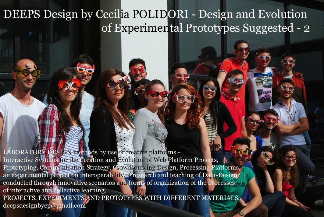 DESIGN 2013/14 n 1 prof POLIDORI - Design and Evolution of Experimental Prototypes Suggested