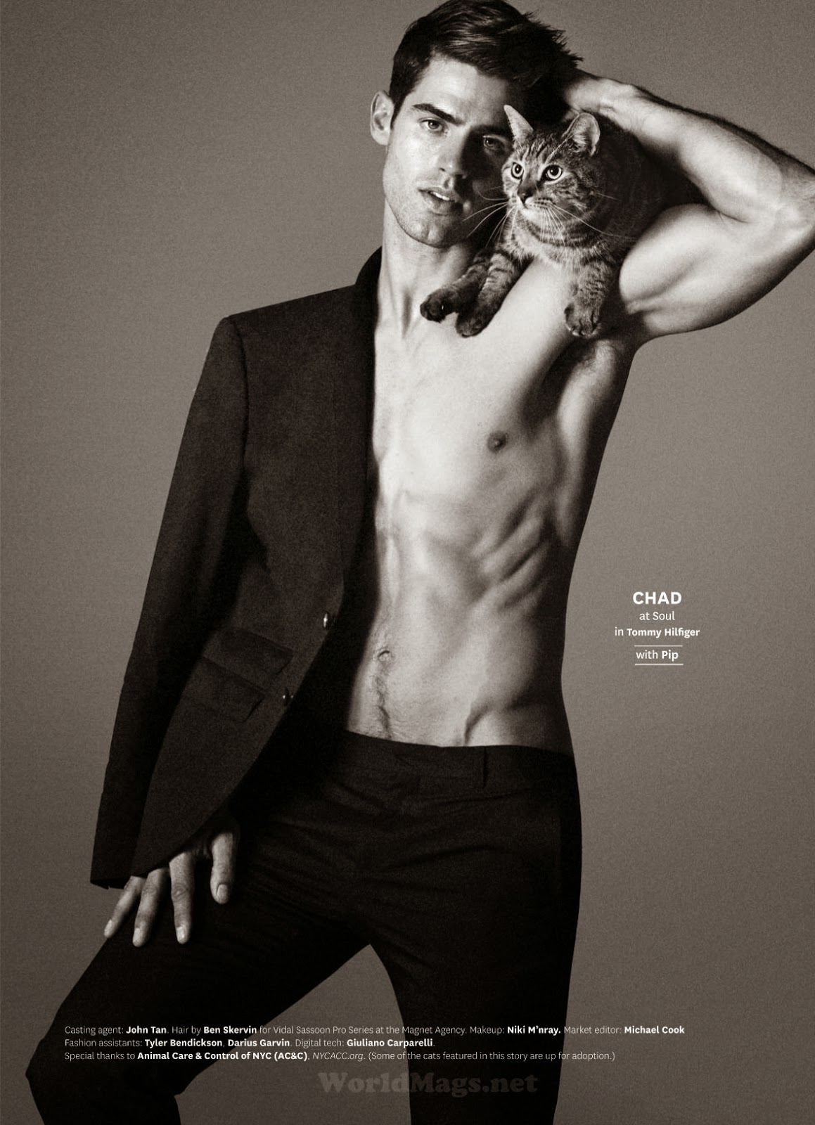 mode models blog: Chad White in OUT Magazine by Giampaolo Sgura