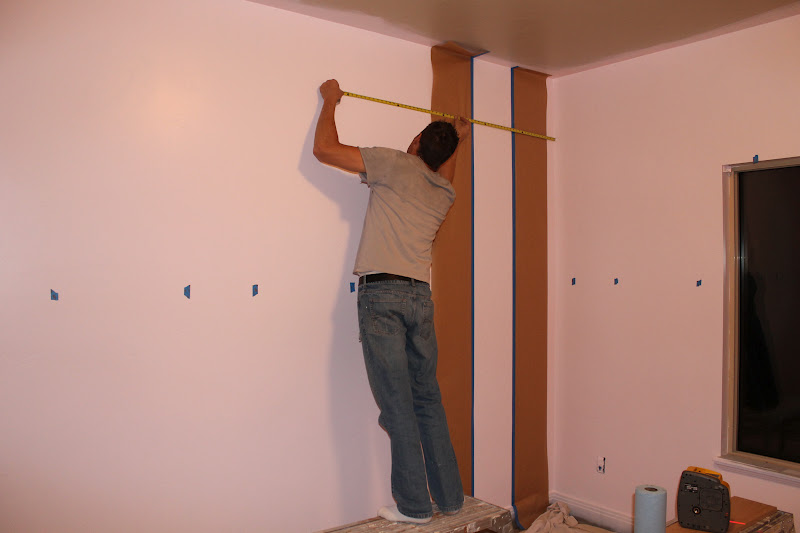 How to Paint Wall Strips Mommy's Little Sunshine