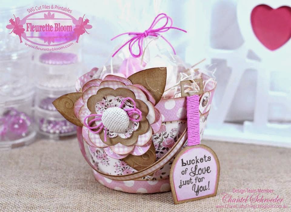 Chan's Crafty Things Buckets of Love Valentines Gift Day 4 of the