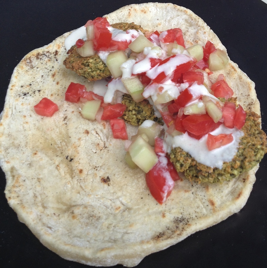 From Kirsten's Kitchen to Yours Falafel with Spelt Flatbread