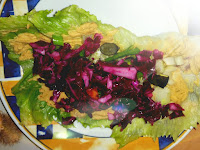 Salat Wraps mit weiße Bohnen Hummus Vegan, lecker, proteinreich