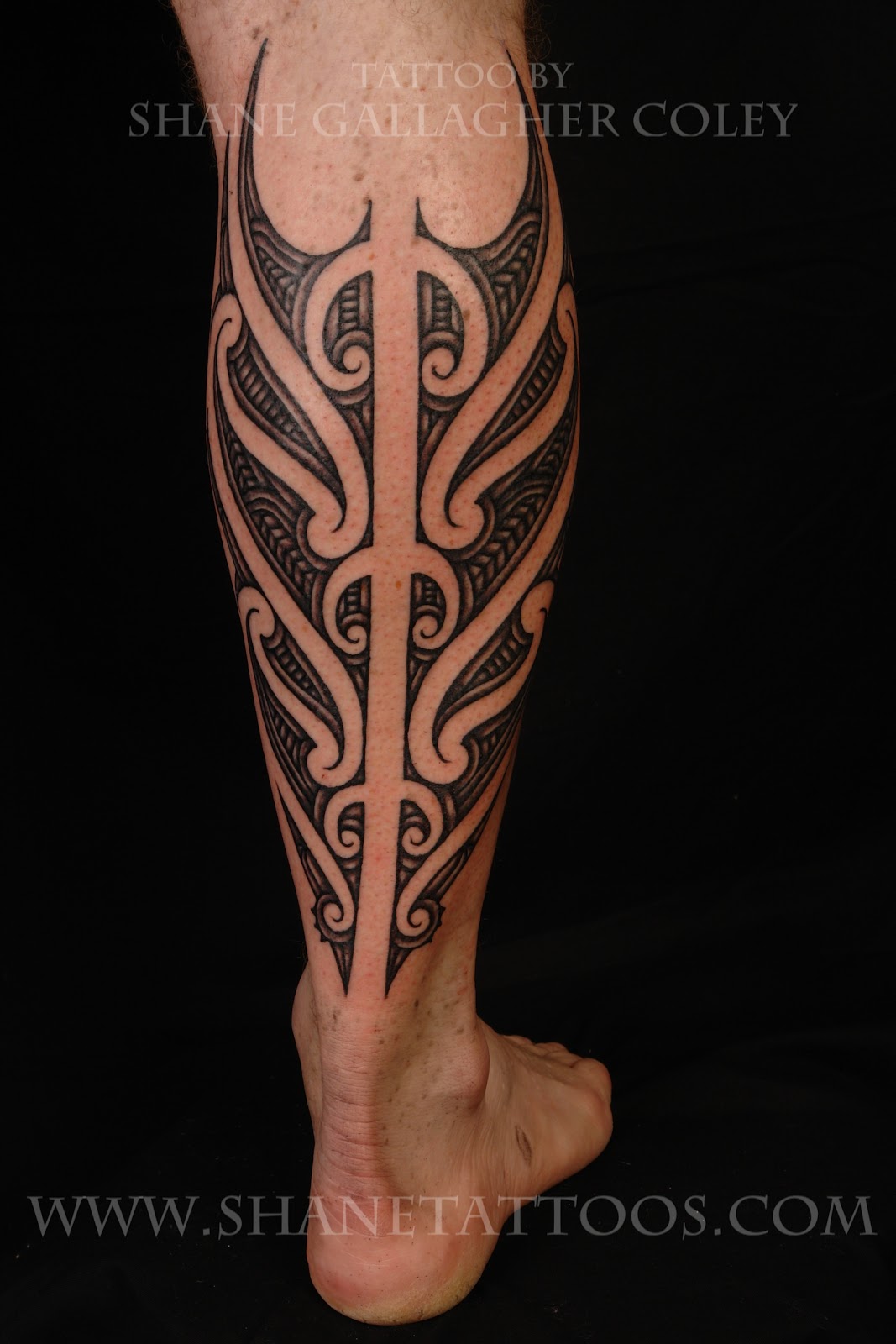 Maori Calf Tattoo