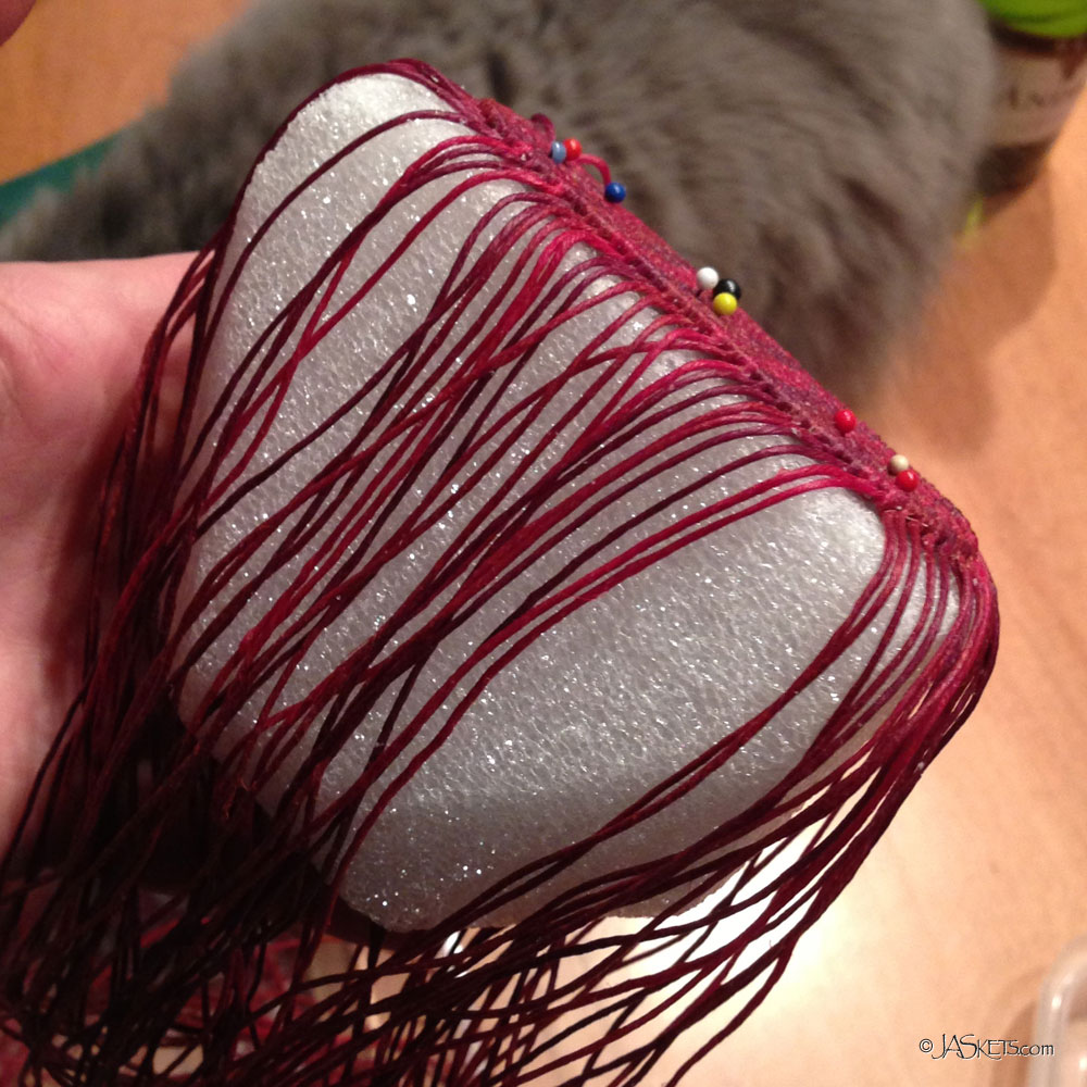 JASkets Blog Knotted Wax Linen Basket