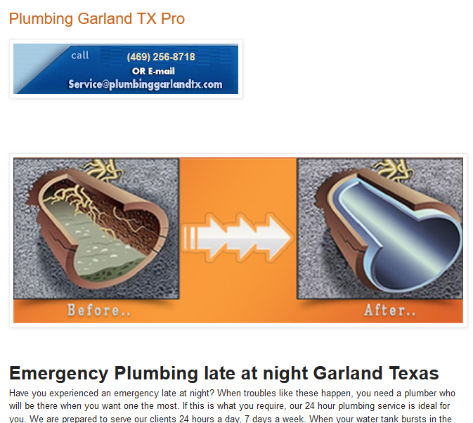 plumbing garland tx pro