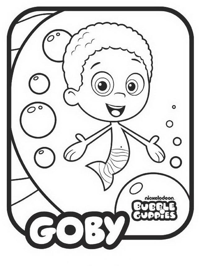 Bubble Guppies Coloring Pages