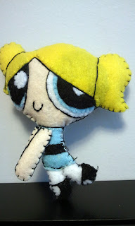 How to Make a Bubbles Power Puff Girls plushie tutorial