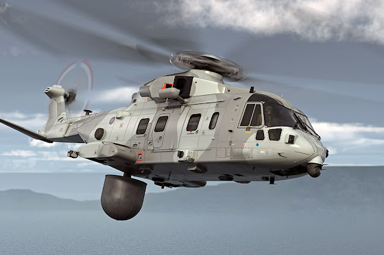 As part of the U.K. defense ministry’s assessment of the two options, both have been flight tested on a Merlin Mk. 2 AW101 ASaC