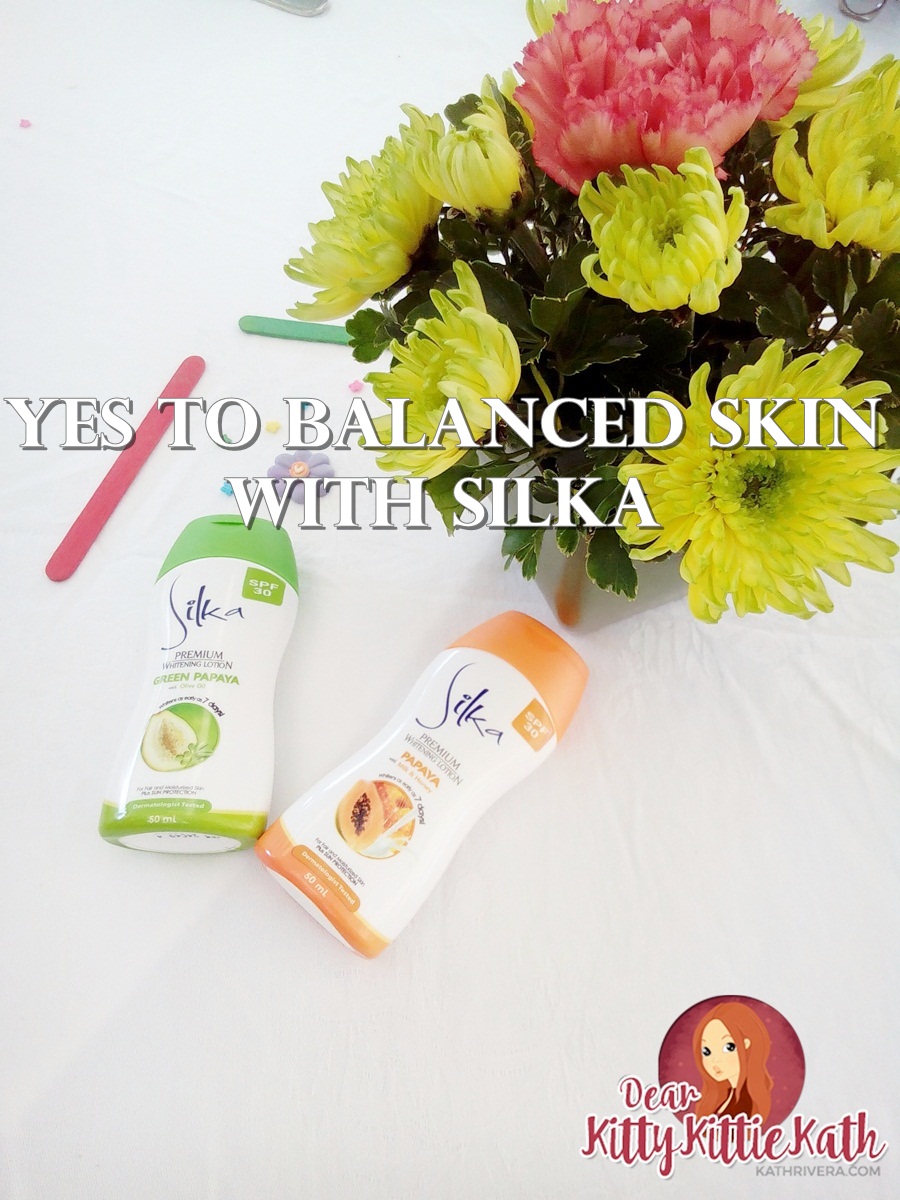 Product Review Silka Premium Whitening Papaya Lotion SPF30 with Milk and Honey Dear Kitty