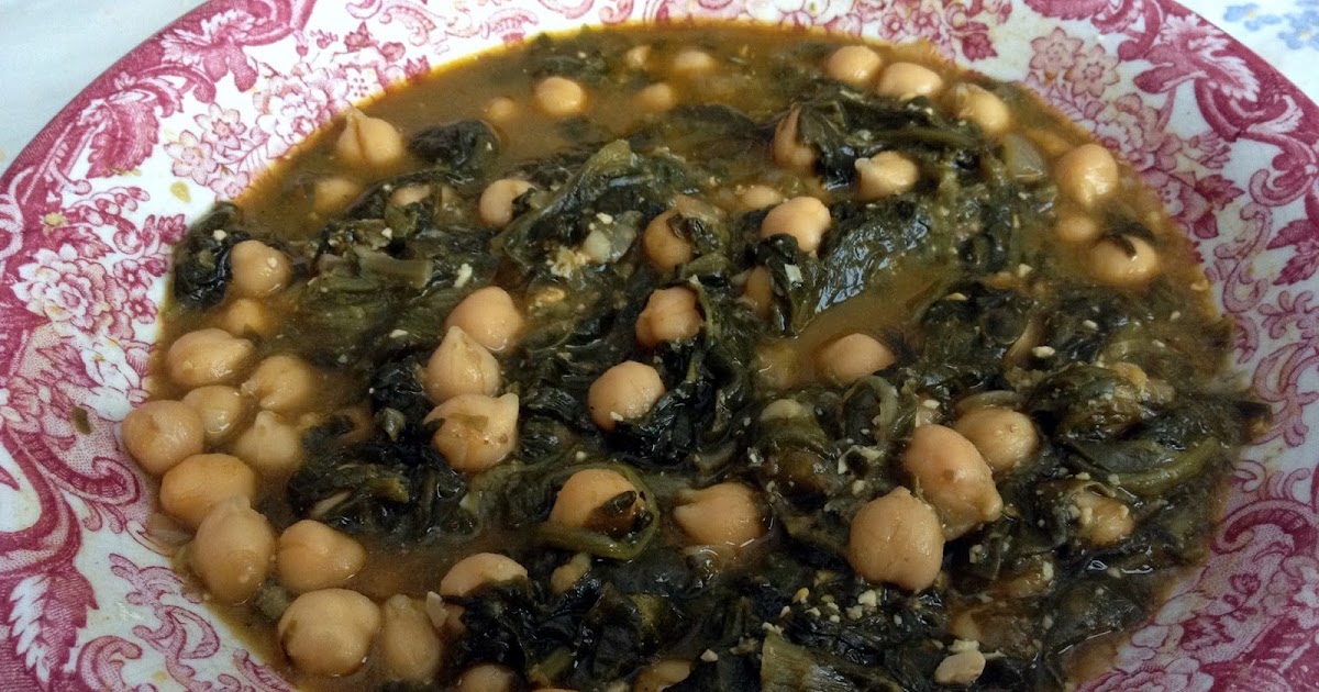 TUBAL GARBANZOS CON ESPINACAS