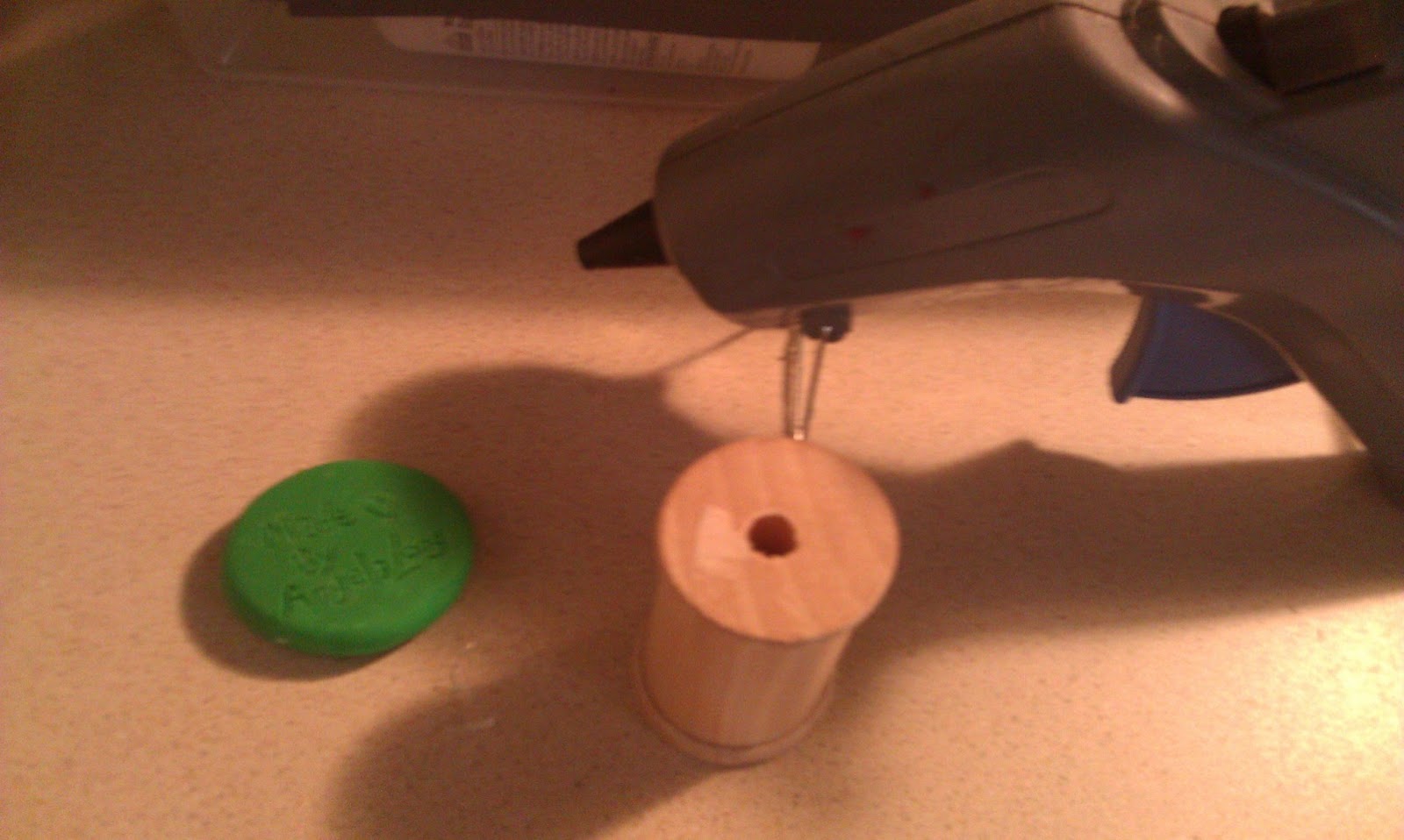 Simple Livin DIY Stamp (make your own stamp for clay or playdough