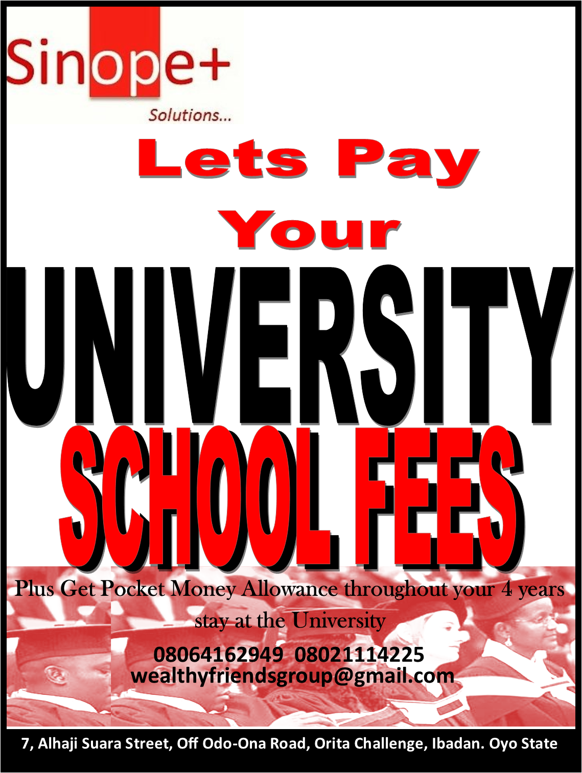 Let us Pay for Your Education
