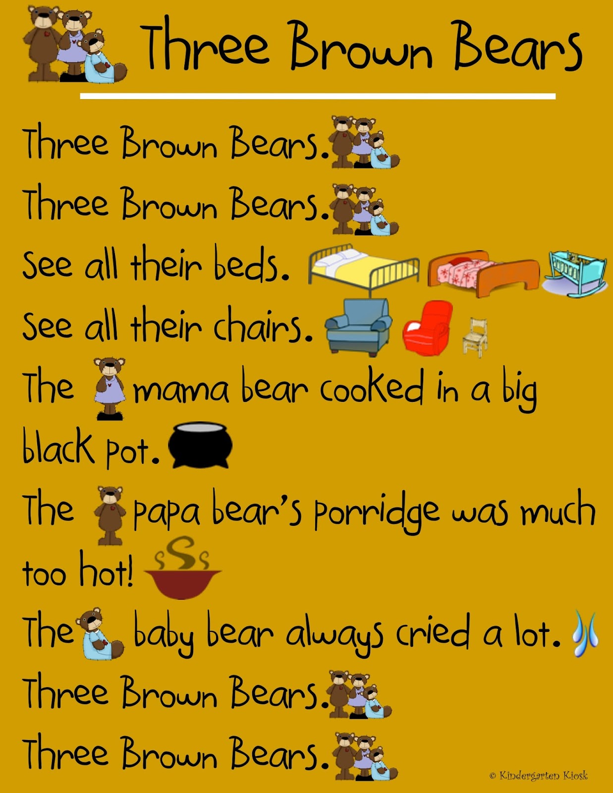 3 little bears 3 little bears