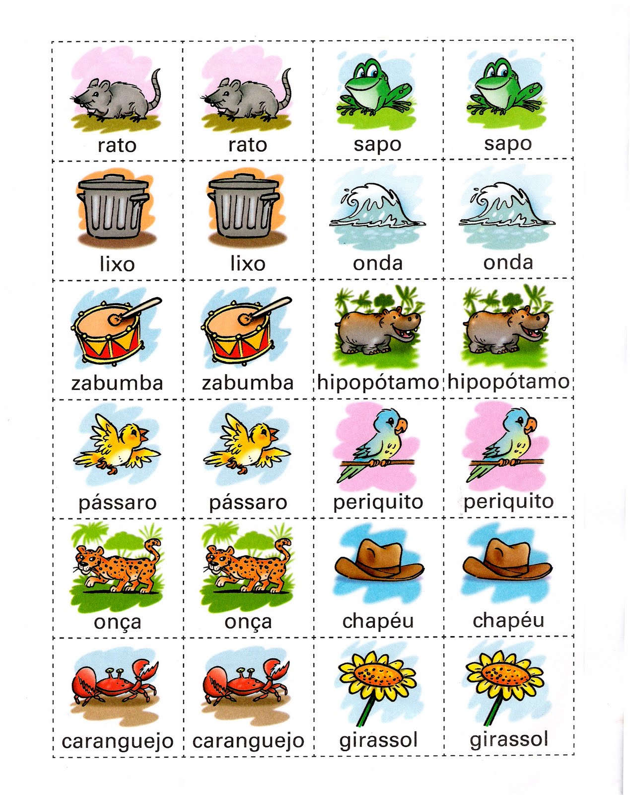 imagens Jogos de Memoria objetos animais e muito mais pintar Desenhos Para Colorir Jogos de Memoria objetos animais e muito mais