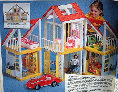 barbie dream house circa 1960