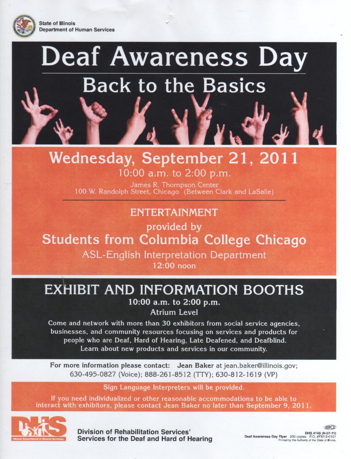 speak up librarian chicago deaf awareness day is coming up deaf flyers