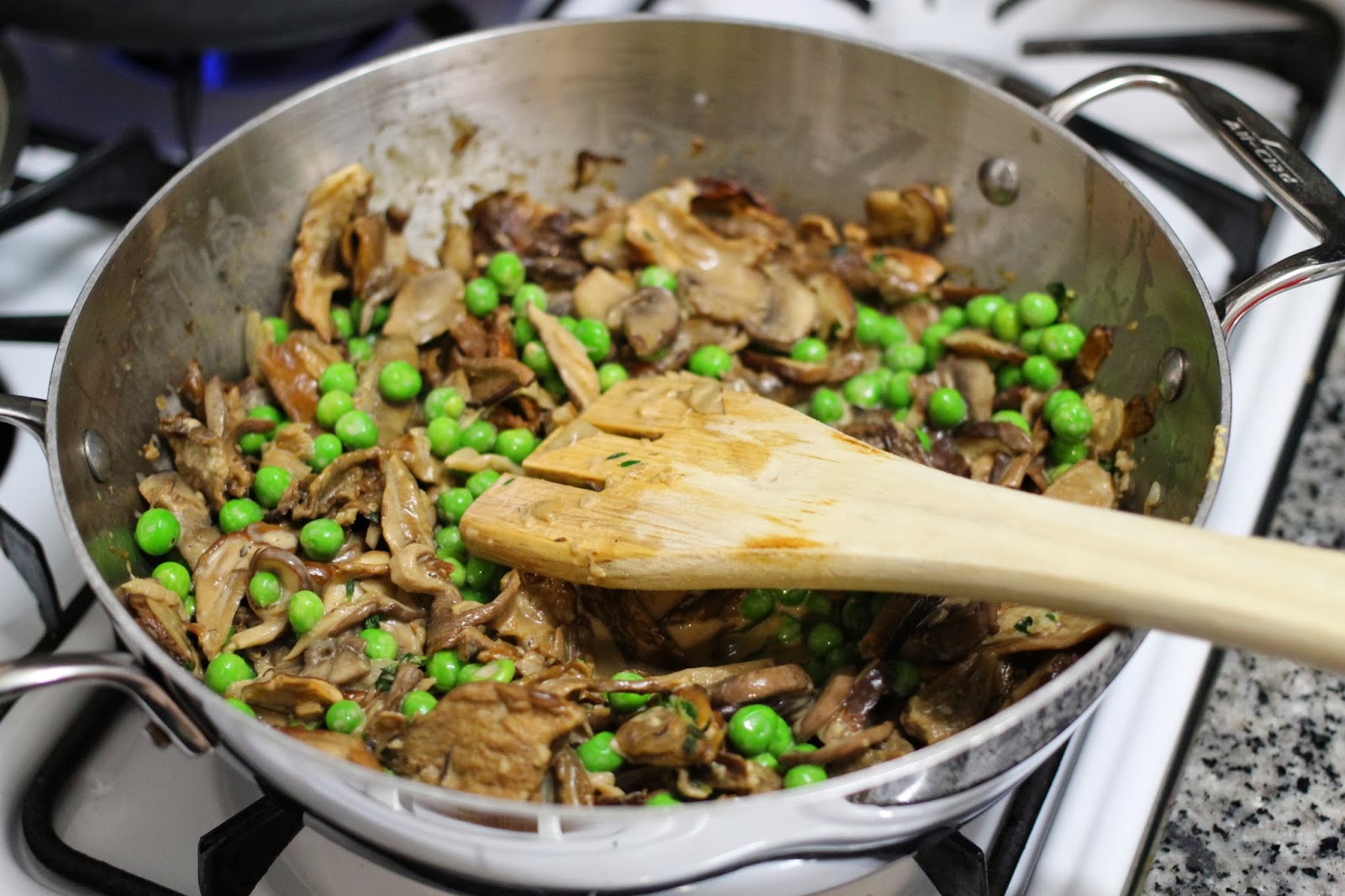Mushroom Gnocchi with Truffle Oil elizabeth norris
