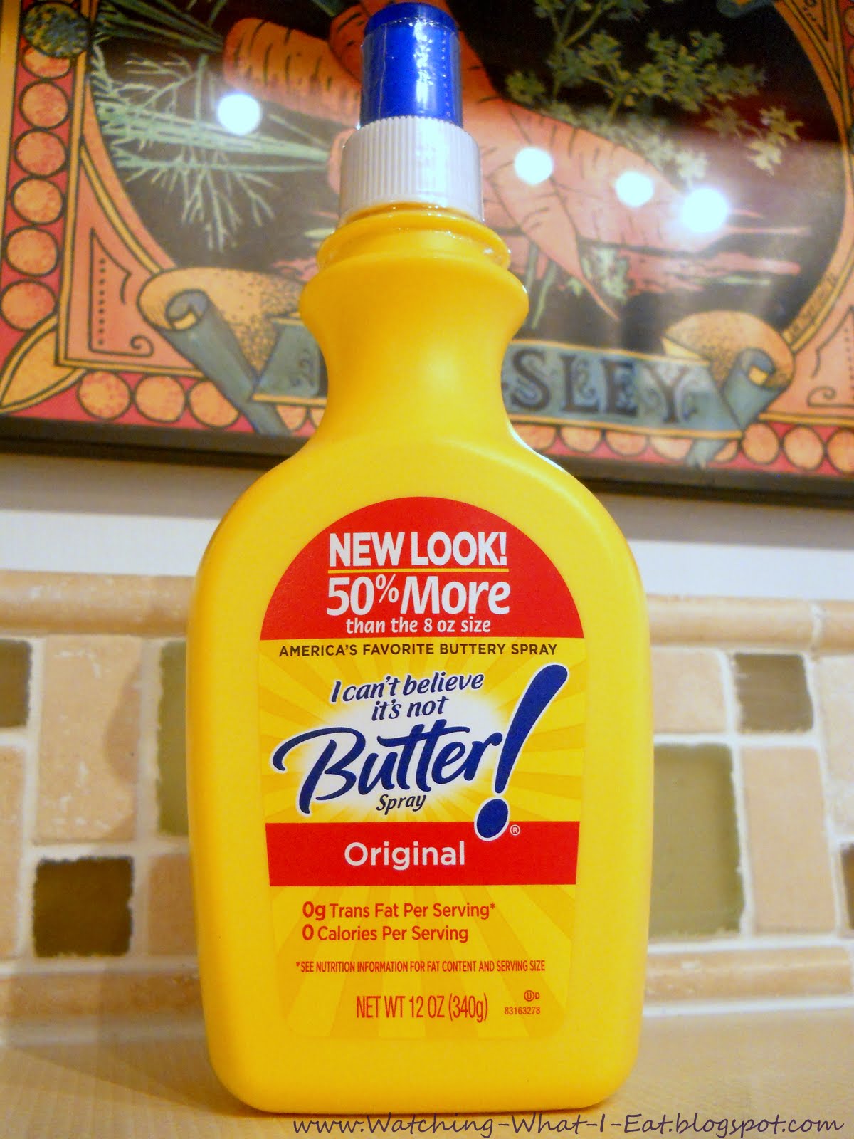 I Can't Believe It's Not Butter spray actuall has 900 calories/bottle