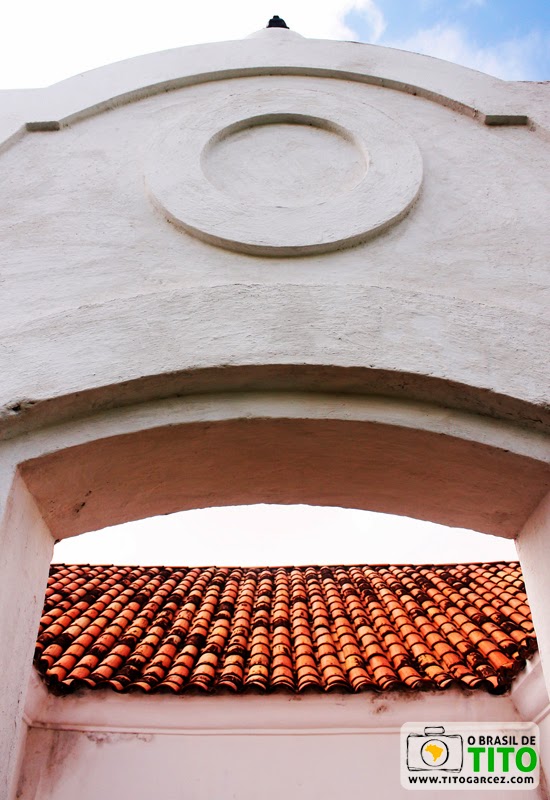 Detalhe da entrada de prédio da Fortaleza de São José de Macapá, no Amapá - Por Tito Garcez Detalhe da entrada d edifício localizado na Fortaleza de São José de Macapá, no Amapá