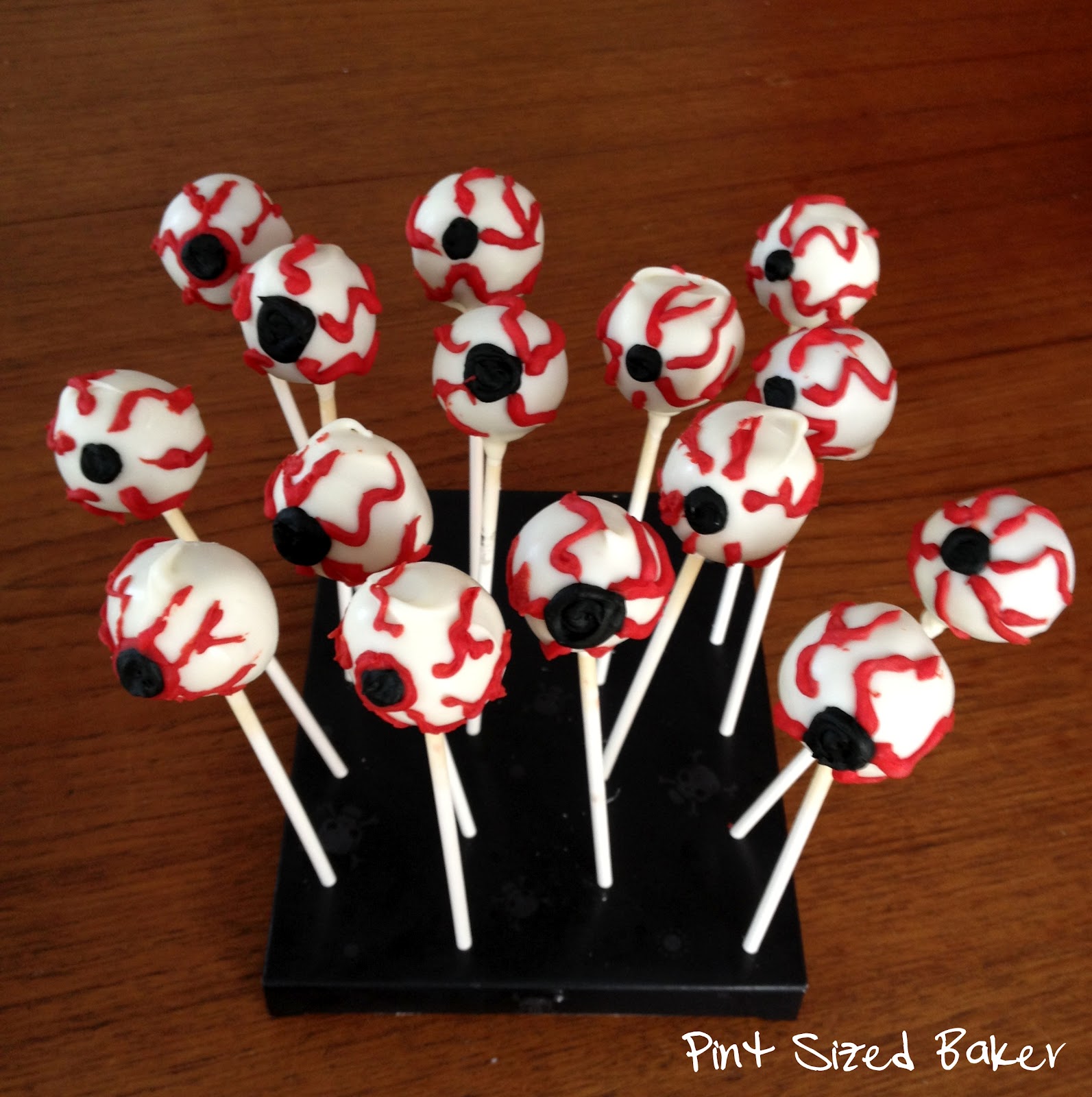 Review of Target's Eerie Eyeball Cake Pop Kit Pint Sized Baker