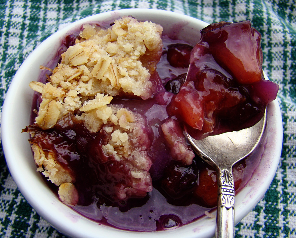 Rurification Pear Plum Crisp