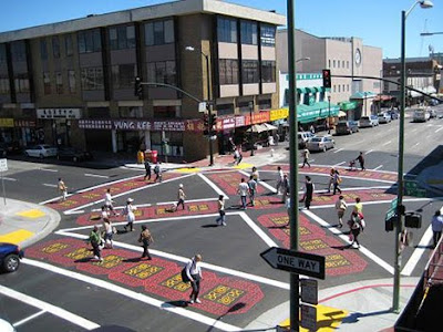 Diagonal Crosswalk