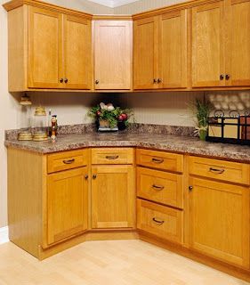 Golden Kitchen Cabinets