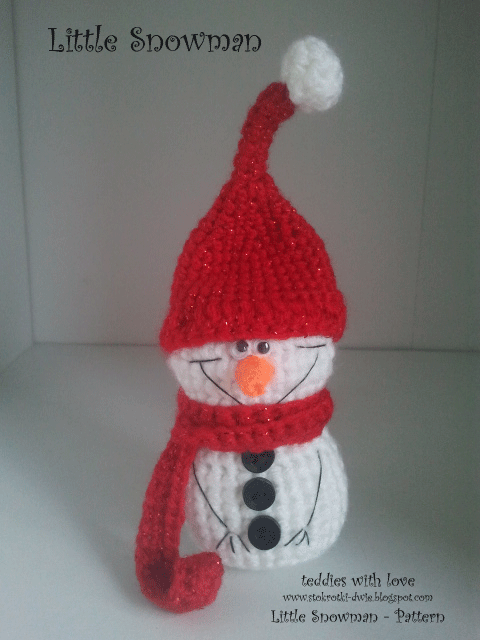 Crochet snowman - FREE pattern
