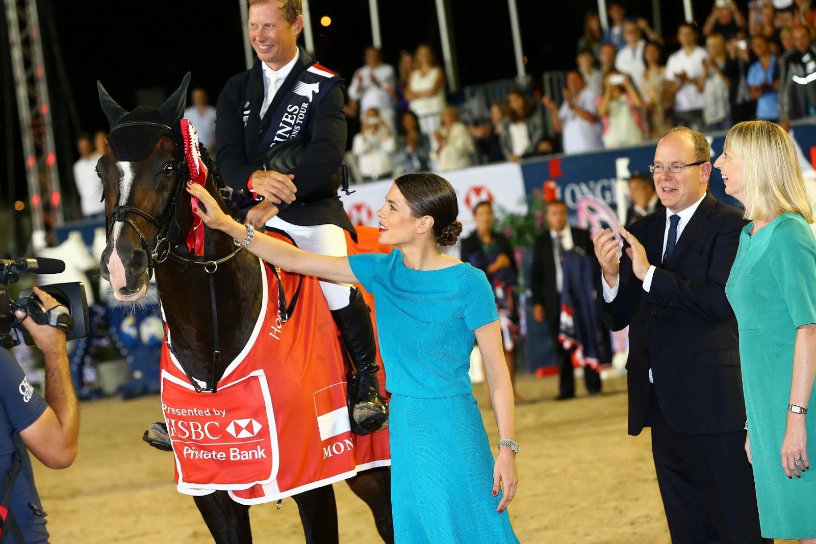 Charlotte Casiraghi sported two great Gucci outfits on the arena last week.